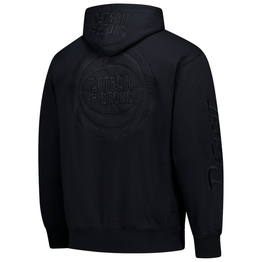 Mitchell & Ness - Detroit Pistons Phantom Fleece Hoodie - Black
