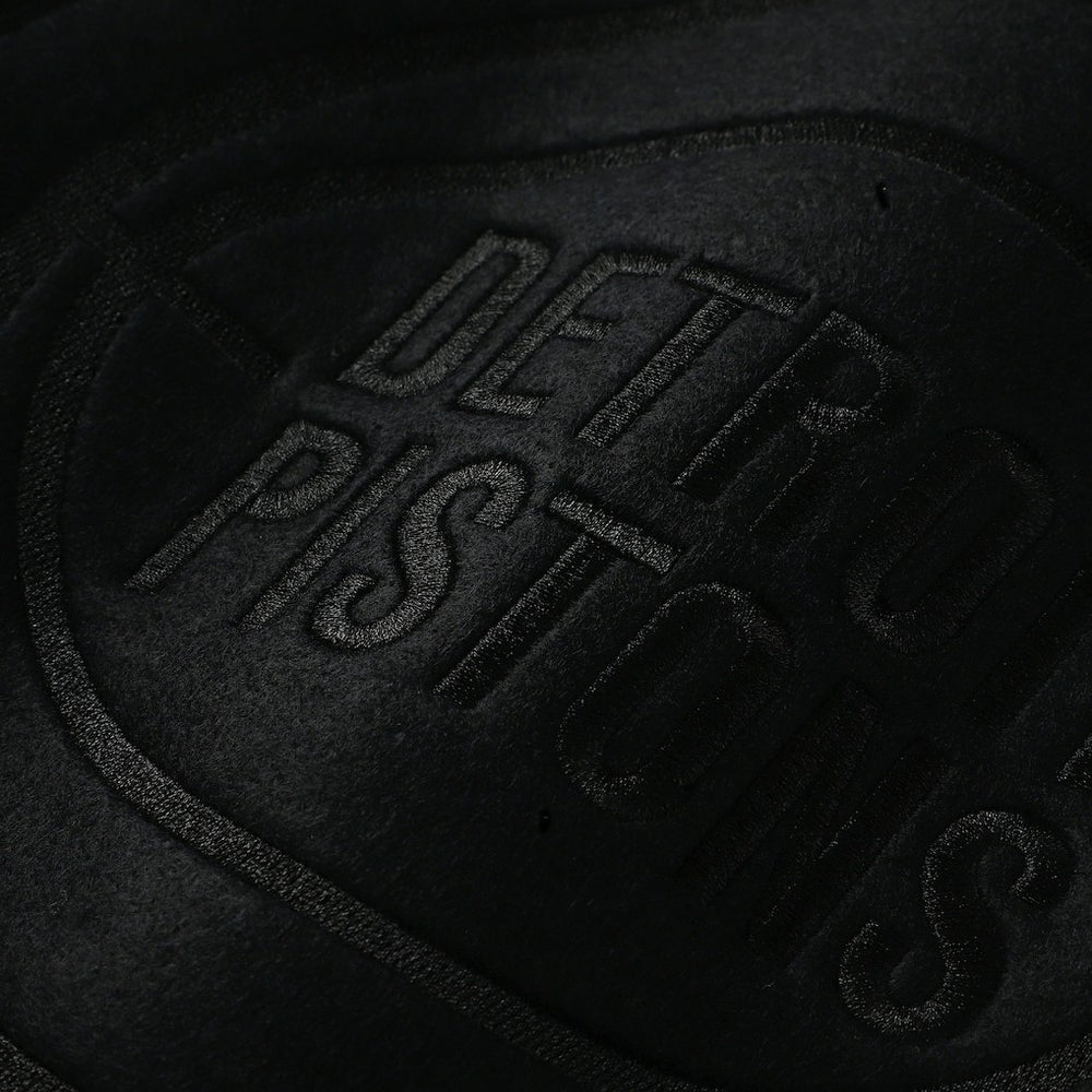 Mitchell & Ness - Detroit Pistons Phantom Fleece Hoodie - Black