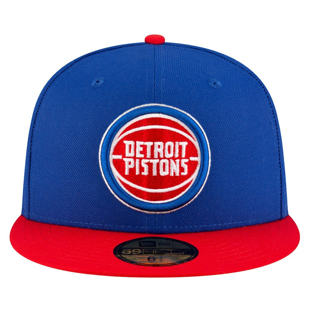 New Era - Detroit Pistons Two-Tone 59FIFTY Fitted Hat - Blue