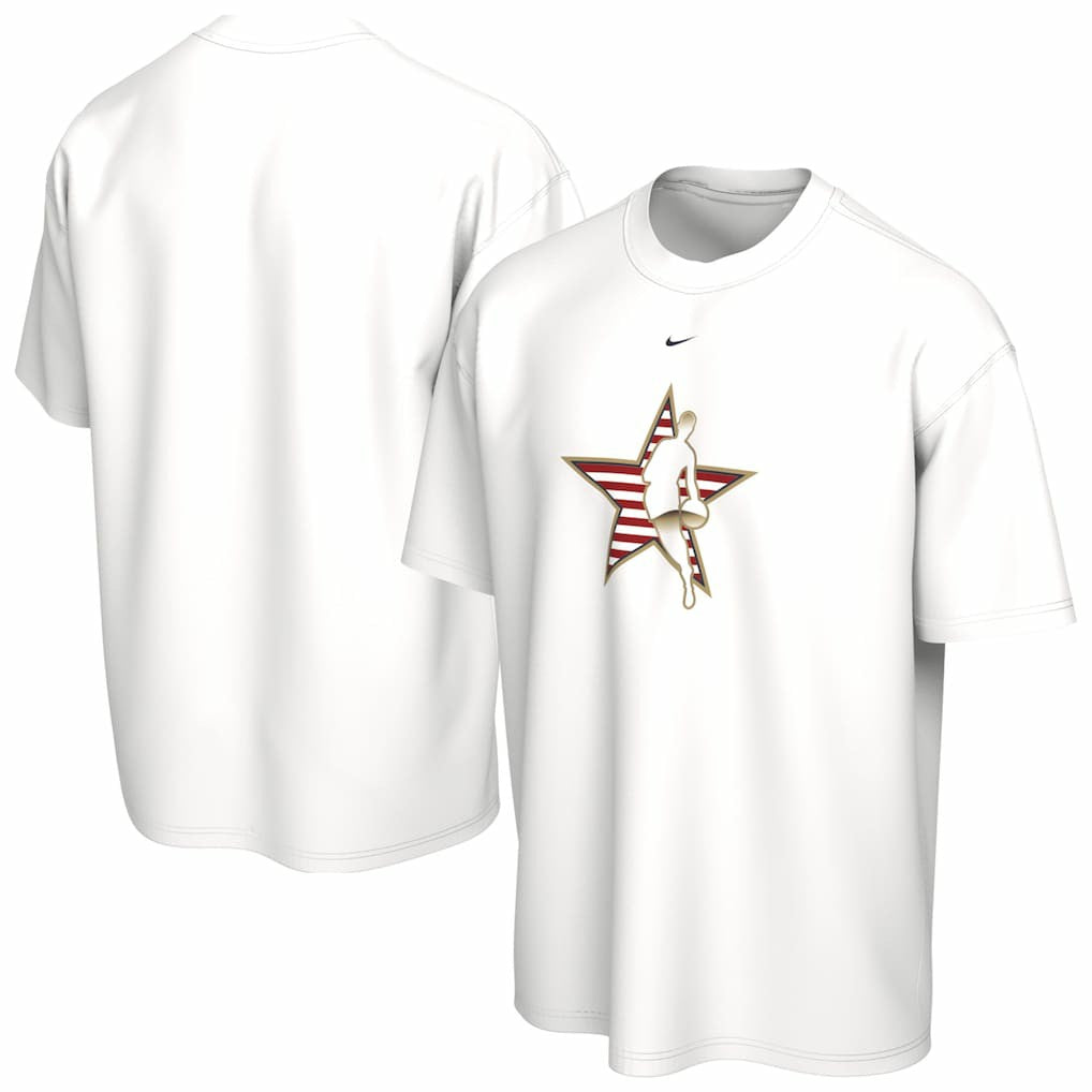 Nike -  2026 NBA All-Star Game Stripe USA T-Shirt - White