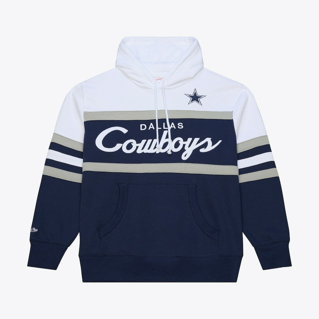 Dallas Cowboys Head Coach Hoodie Navy - Mitchell & Ness
