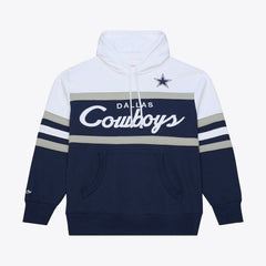 Dallas Cowboys Head Coach Hoodie Navy - Mitchell & Ness