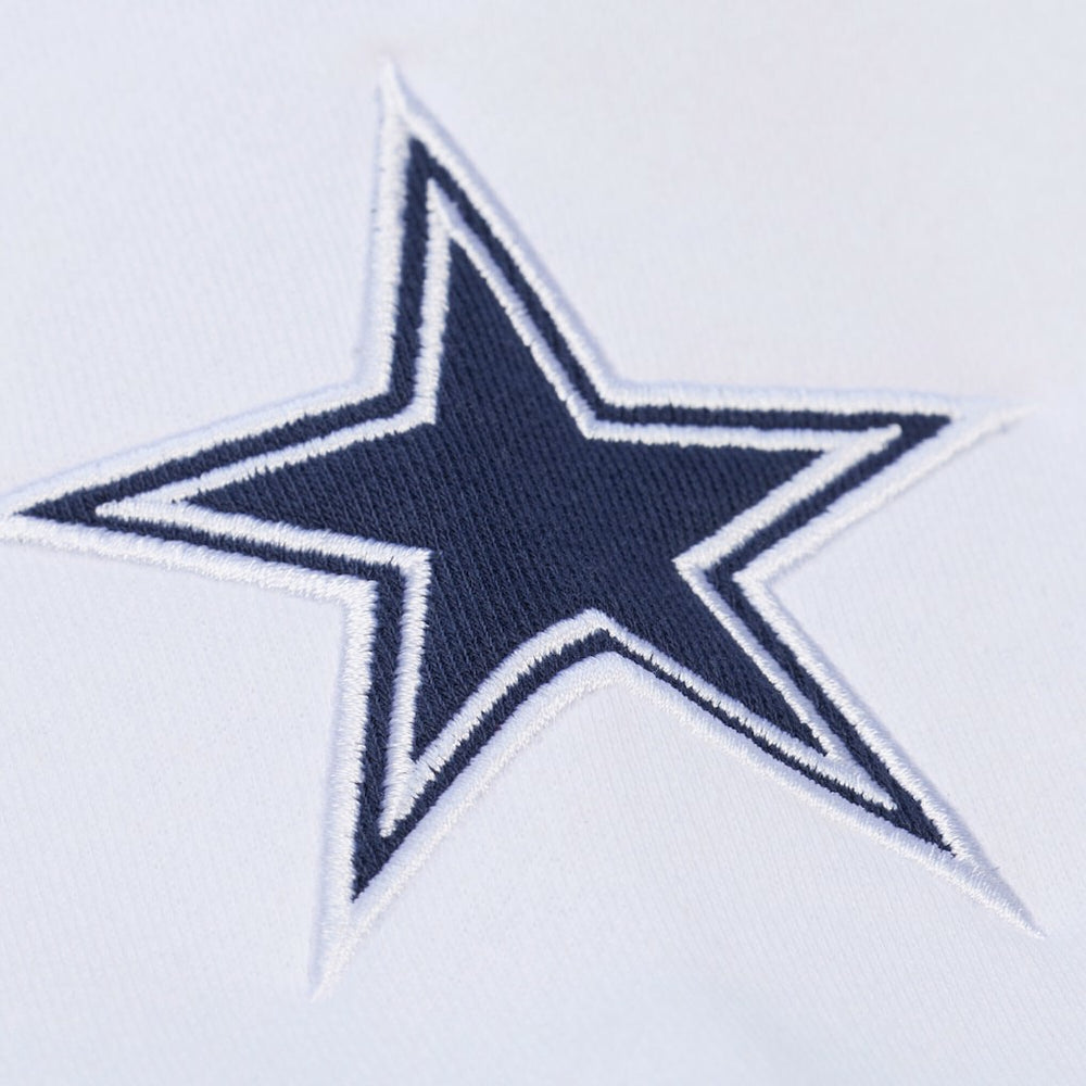 Dallas Cowboys White Out Fleece Sweatshirt White - Mitchell & Ness