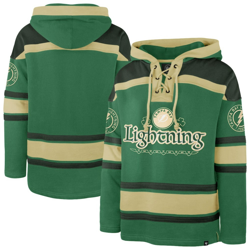 Tampa Bay Lightning - '47 McLucky Superior Lacer Hoodie Kelly Green