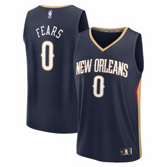 Fanatics - Jeremiah Fears New Orleans Pelicans Fast Break Replica Jersey - Navy - Icon Edition