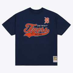 Detroit Tigers Mitchell & Ness Script Sweep Arch T-Shirt Online