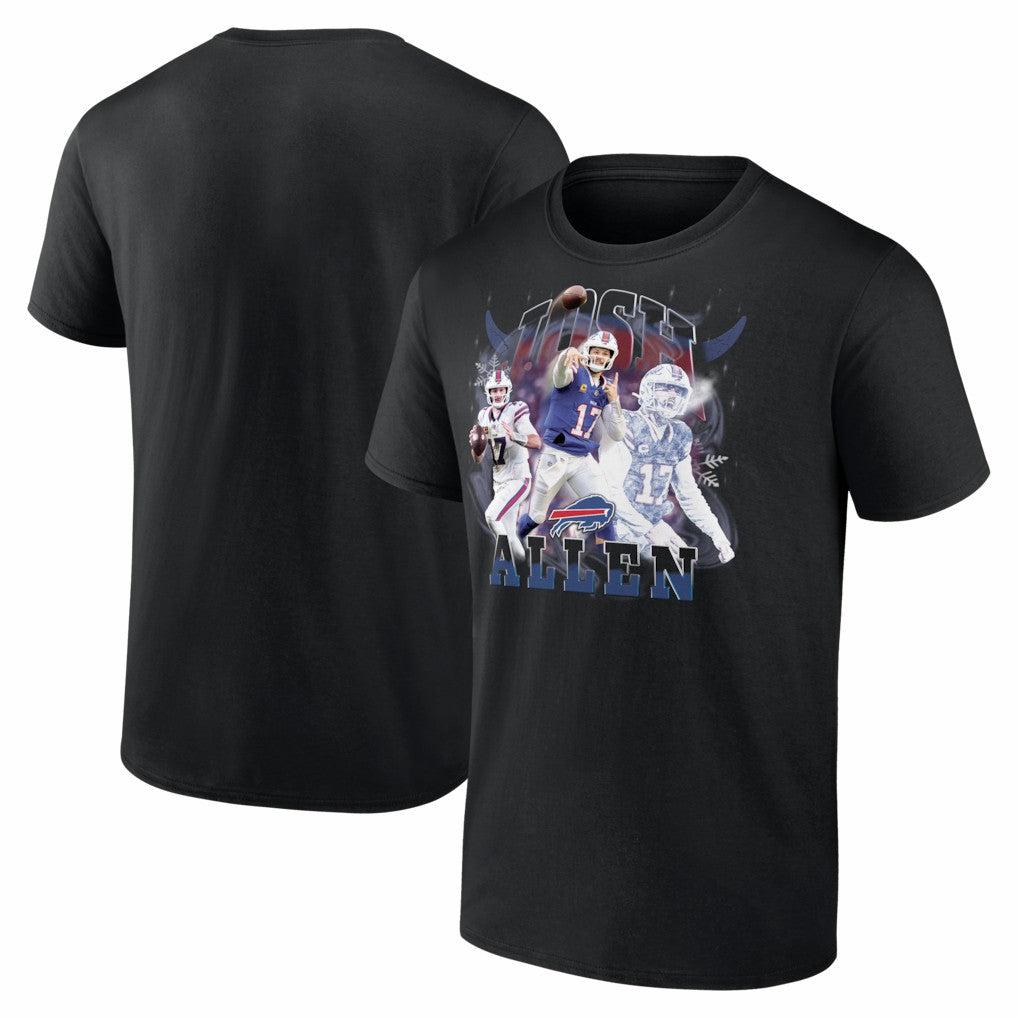Josh Allen Buffalo Bills Notorious T-Shirt Black - NFL