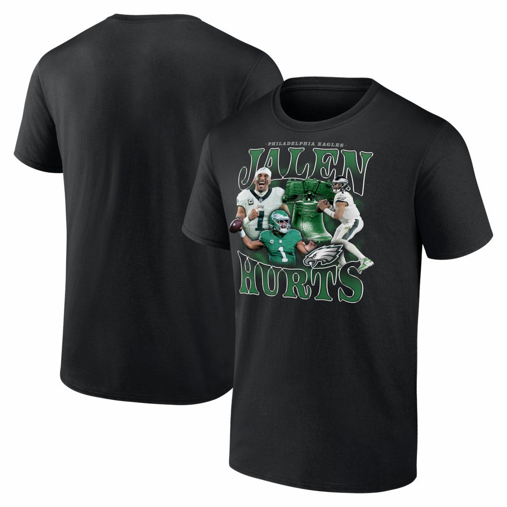 Jalen Hurts Philadelphia Eagles Notorious T-Shirt Black - NFL