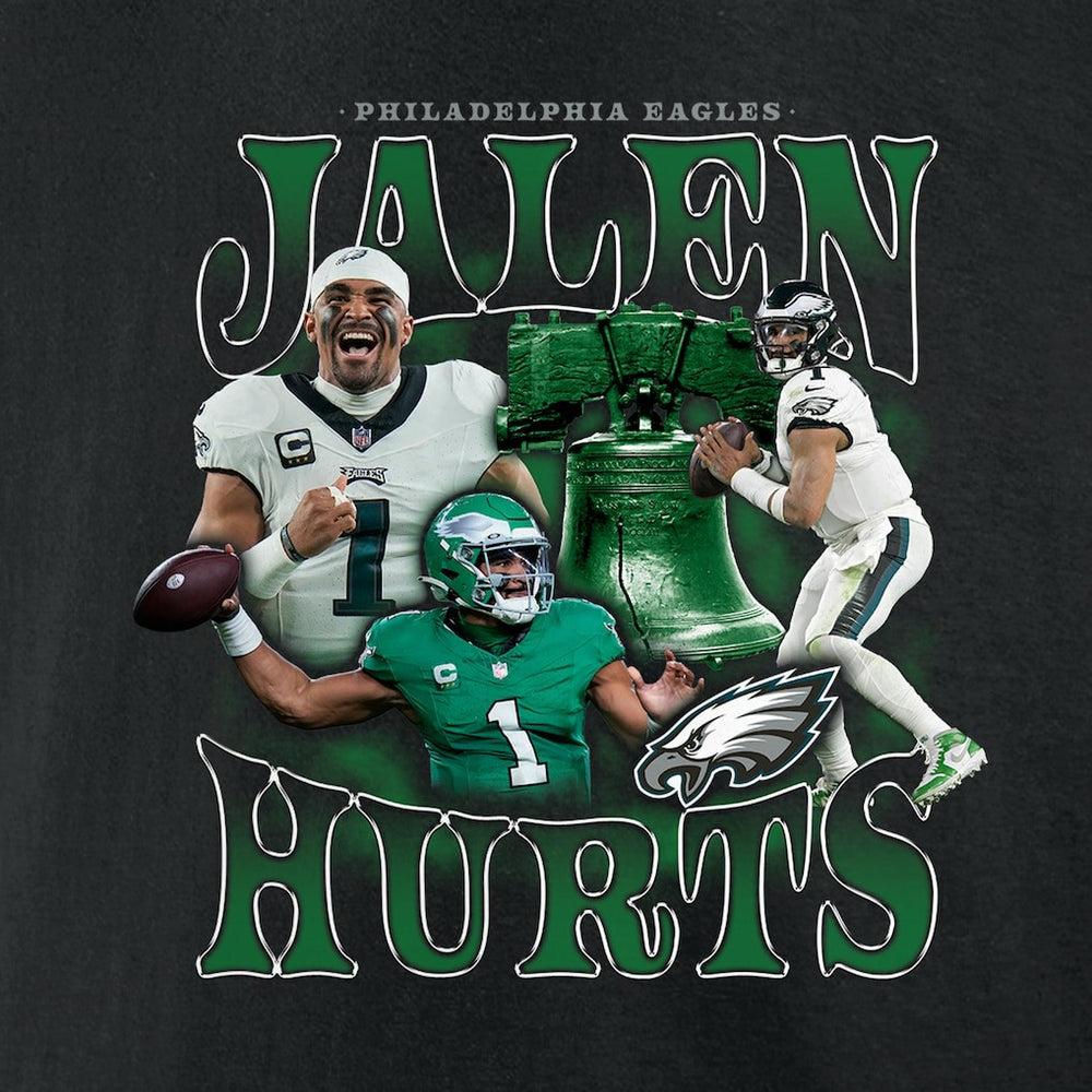 Jalen Hurts Philadelphia Eagles Notorious T-Shirt Black - NFL