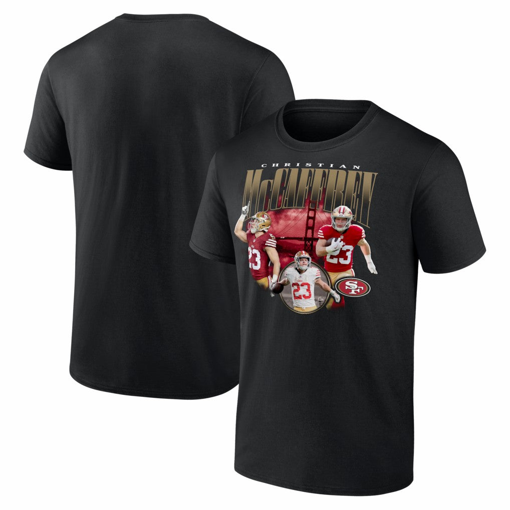 Christian McCaffrey San Francisco 49ers Notorious T-Shirt Black - NFL