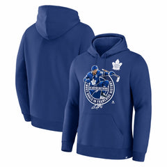 Auston Matthews Toronto Maple Leafs - Most Goals in Franchise History Hoodie Blue