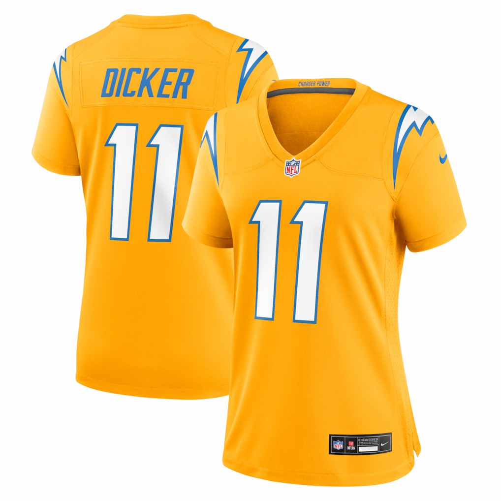 Cameron Dicker Los Angeles Chargers Women's Alternate Game Jersey Gold - Nike