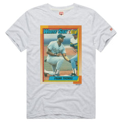 Frank Thomas Chicago White Sox Homage Unisex 1990 Topps Baseball Rookie Tri-Blend T-Shirt for sale