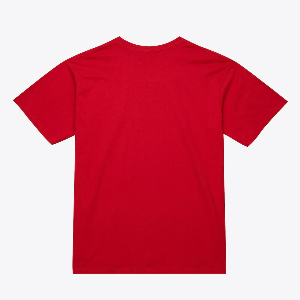 Mitchell & Ness - Chicago Bulls Unisex Hardwood Classics Arch T-Shirt - Red