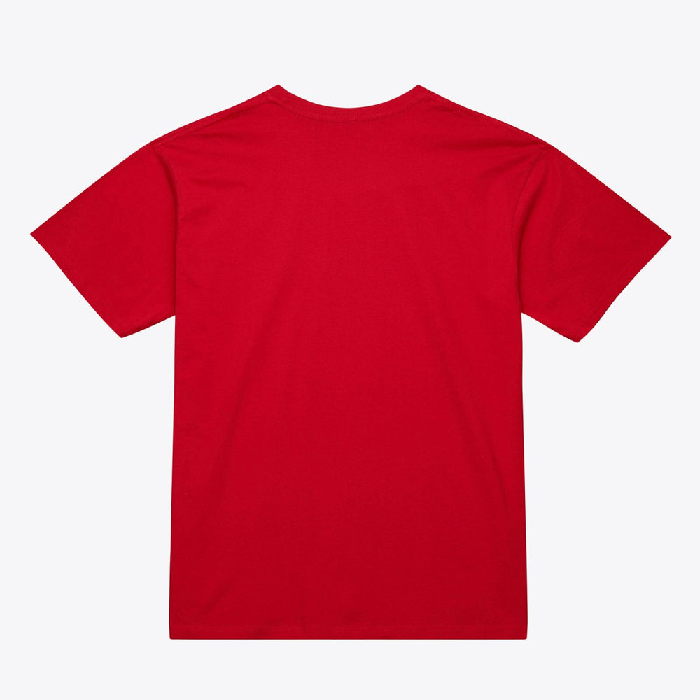 Mitchell & Ness - Miami Heat Unisex Hardwood Classics Arch T-Shirt - Red