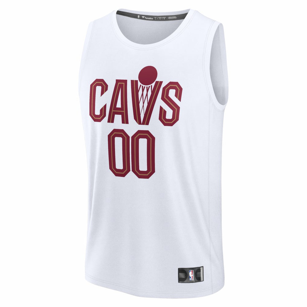 Fanatics - Cleveland Cavaliers Fastbreak Custom Jersey - Association Editi- White