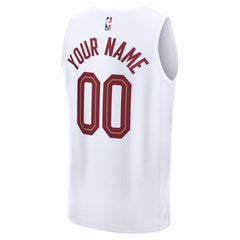 Fanatics - Cleveland Cavaliers Fastbreak Custom Jersey - Association Editi- White