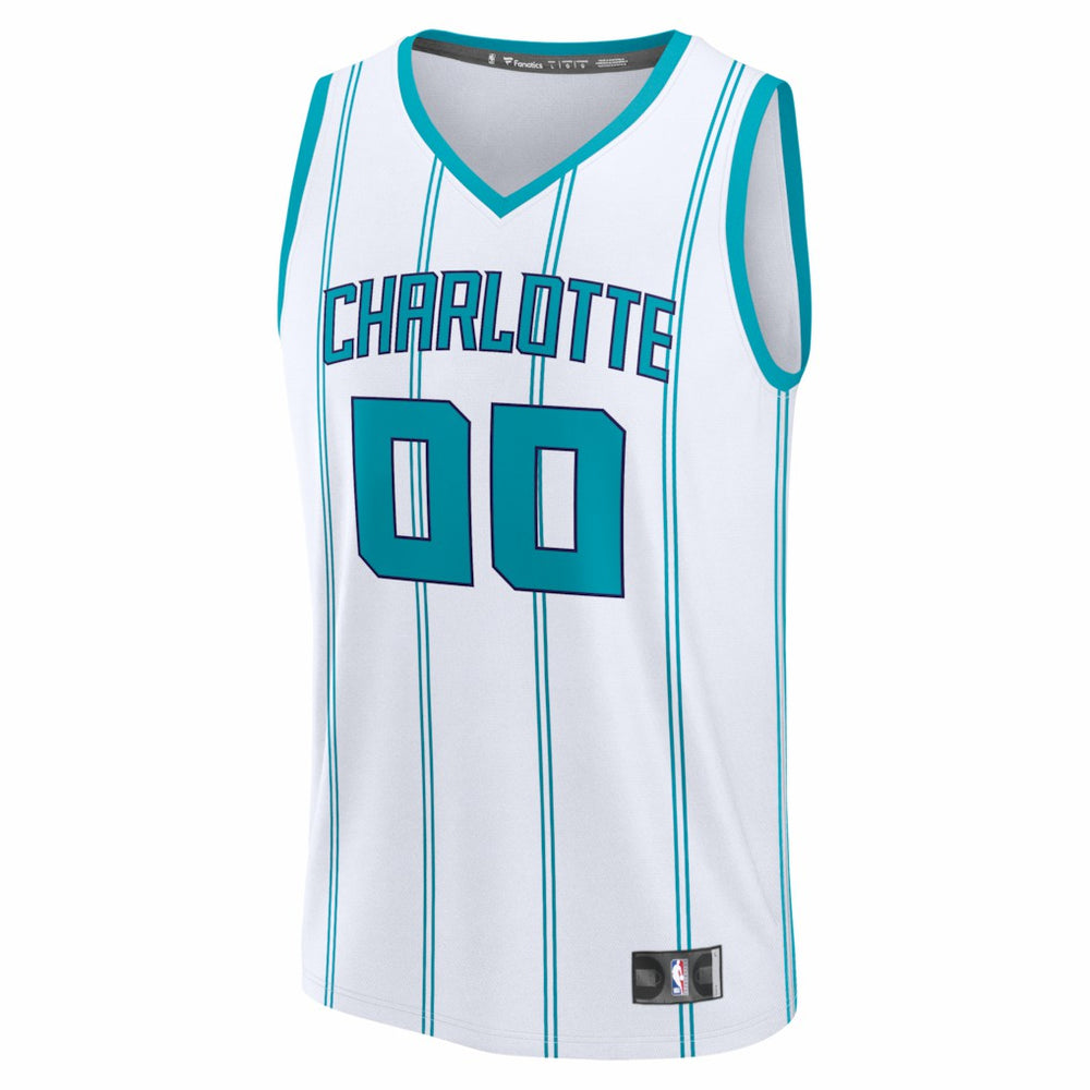 Fanatics - Charlotte Hornets Youth Fastbreak Custom Jersey - Association Edition - White
