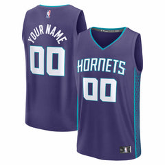 Fanatics - Charlotte Hornets Fastbreak Custom Jersey - Statement Edition - Purple