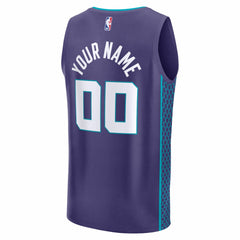 Fanatics - Charlotte Hornets Fastbreak Custom Jersey - Statement Edition - Purple