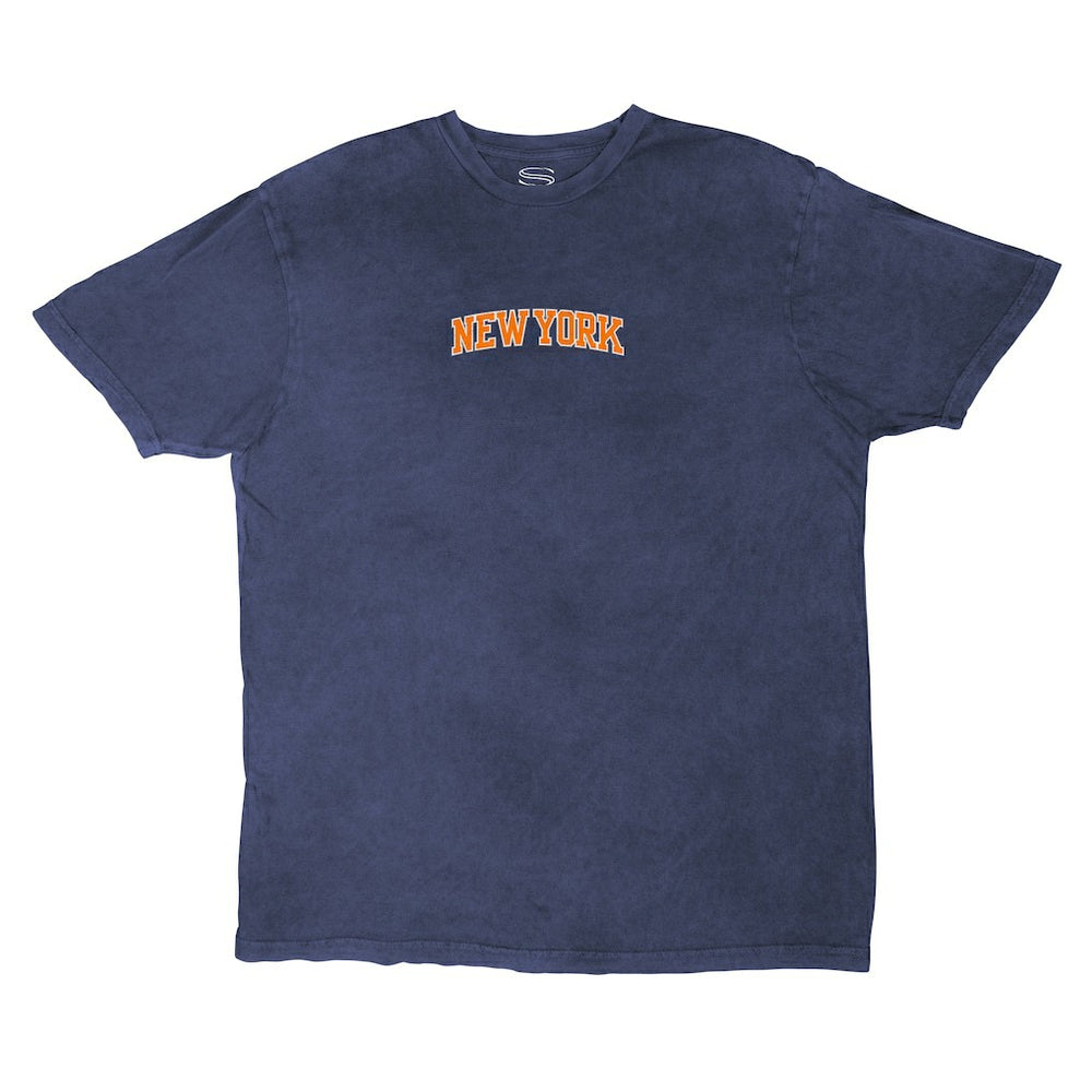 NBA - New York Knicks Stadium Essentials Unisex Get Back Vintage T-Shirt - Blue