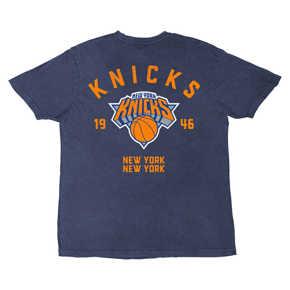 NBA - New York Knicks Stadium Essentials Unisex Get Back Vintage T-Shirt - Blue