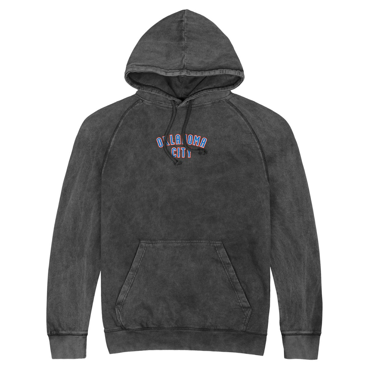 NBA - Oklahoma City Thunder Stadium Essentials Unisex Get Back Vintage Raglan Hoodie - Black