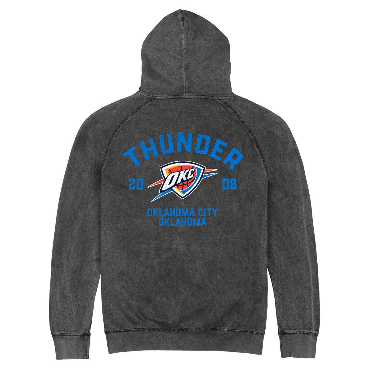 NBA - Oklahoma City Thunder Stadium Essentials Unisex Get Back Vintage Raglan Hoodie - Black