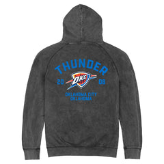 NBA - Oklahoma City Thunder Stadium Essentials Unisex Get Back Vintage Raglan Hoodie - Black