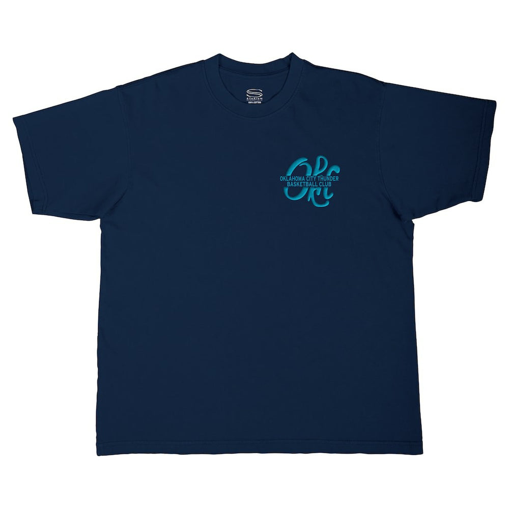 NBA - Oklahoma City Thunder Stadium Essentials Unisex Local Barfly Urban T-Shirt - Navy