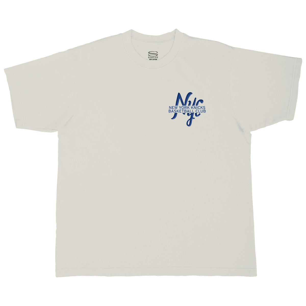 NBA - New York Knicks Stadium Essentials Unisex Local Barfly Urban T-Shirt - Cream