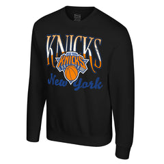 NBA - New York Knicks Stadium Essentials Unisex Sky High Fleece Sweatshirt - Black