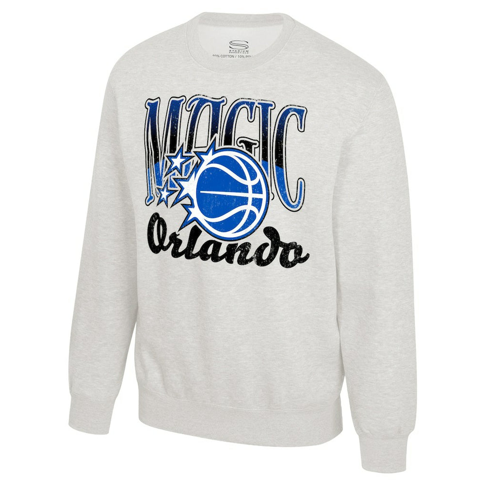 NBA - Orlando Magic Stadium Essentials Unisex Sky High Fleece Sweatshirt - Oatmeal
