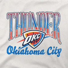 NBA - Oklahoma City Thunder Stadium Essentials Unisex Sky High Fleece Sweatshirt - Oatmeal