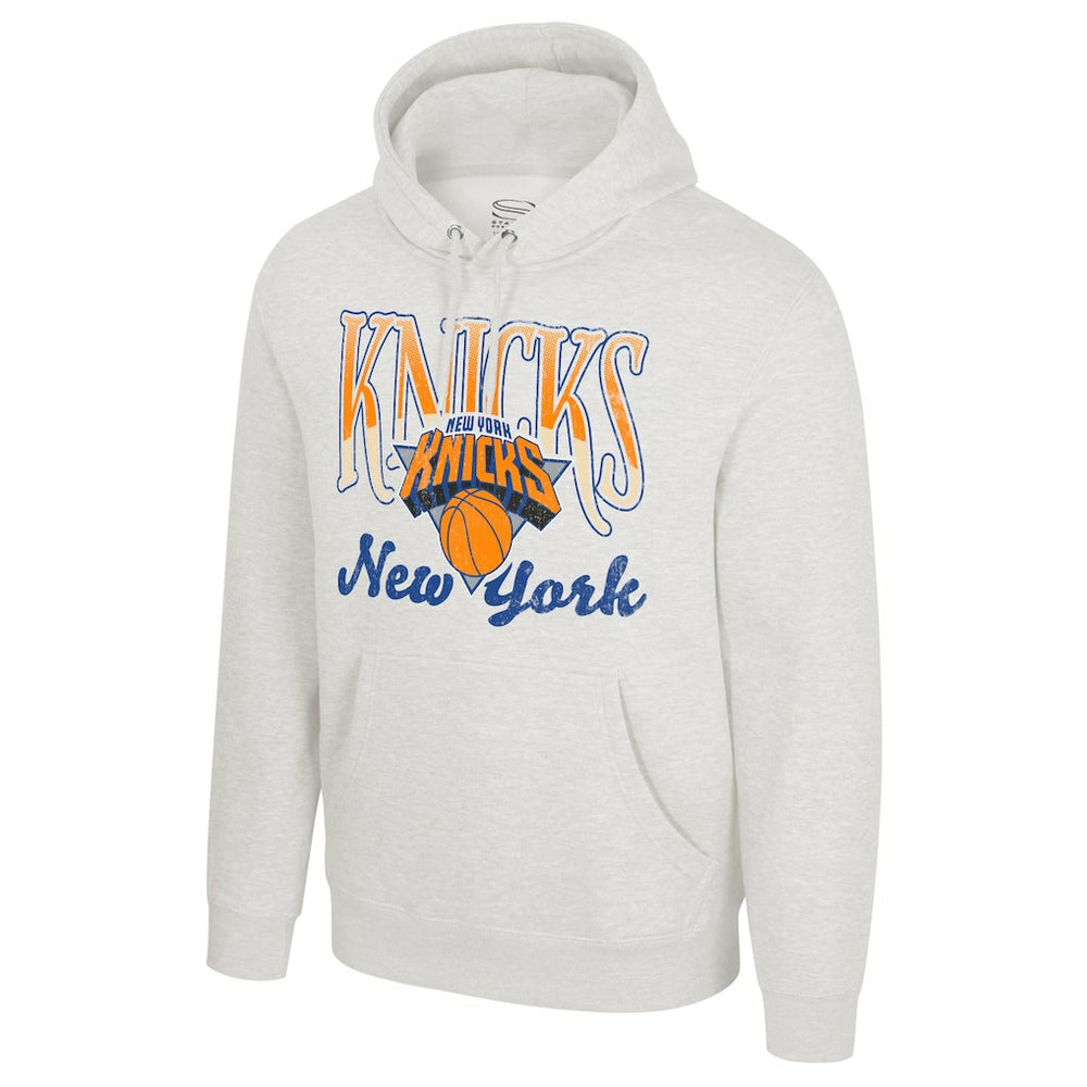 NBA - New York Knicks Stadium Essentials Unisex Sky High Hoodie - Oatmeal