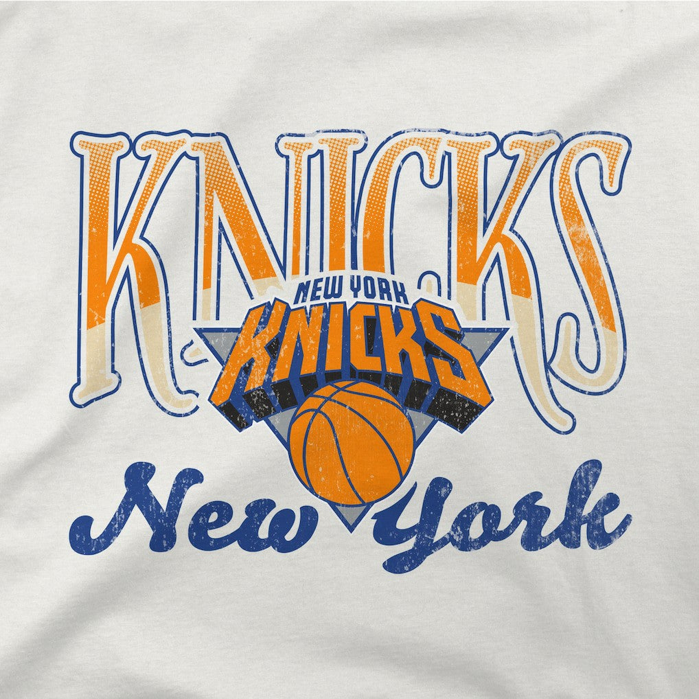 NBA - New York Knicks Stadium Essentials Unisex Sky High Hoodie - Oatmeal