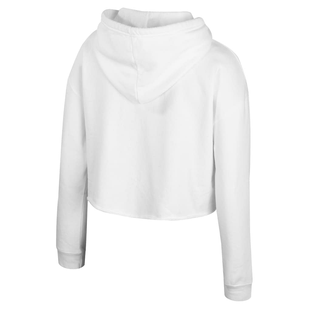 NBA - Oklahoma City Thunder Stadium Essentials Women's Ice Cream Cropped Hoodie - White