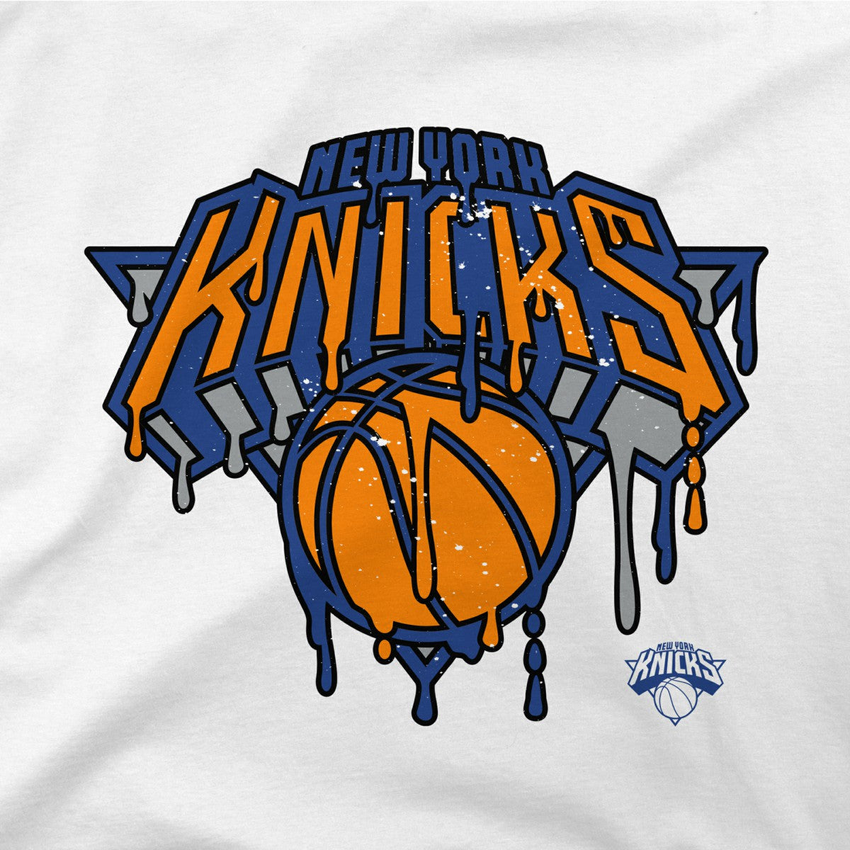 NBA - New York Knicks Stadium Essentials Women's Ice Cream Cropped Hoodie - White