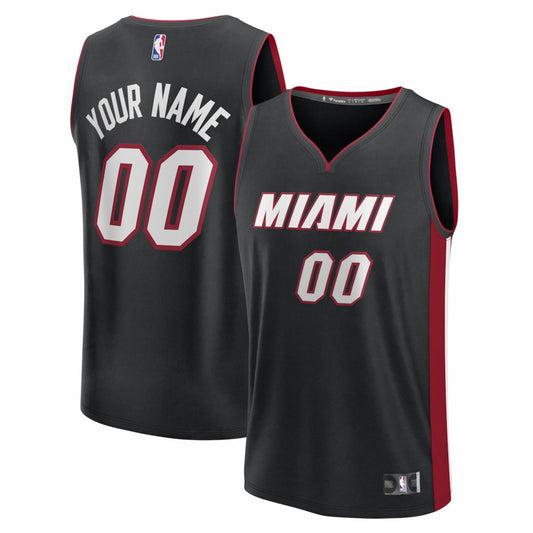 Miami Heat Fastbreak Custom Jersey - Icon Edition - Black | NBA Jerseys