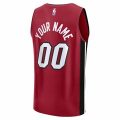 Fanatics - Miami Heat Fastbreak Custom Jersey - Statement Edition - Red