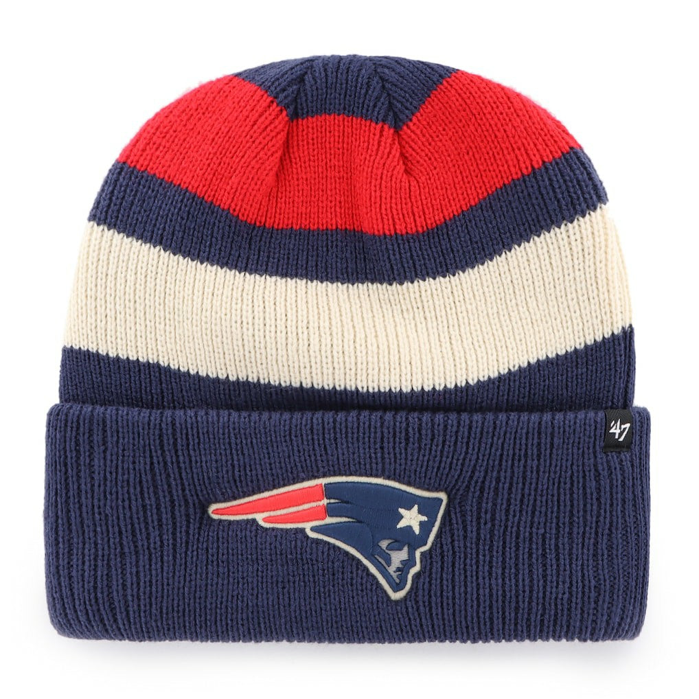 New England Patriots '47 Clubhouse Jennings Cuffed Knit Hat Navy - 47 brand