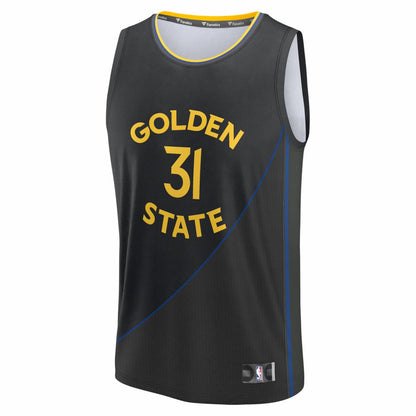Seth Curry Golden State Warriors Fast Break Replica Player Jersey sale - Statement Editi- Black | NBA Jerseys