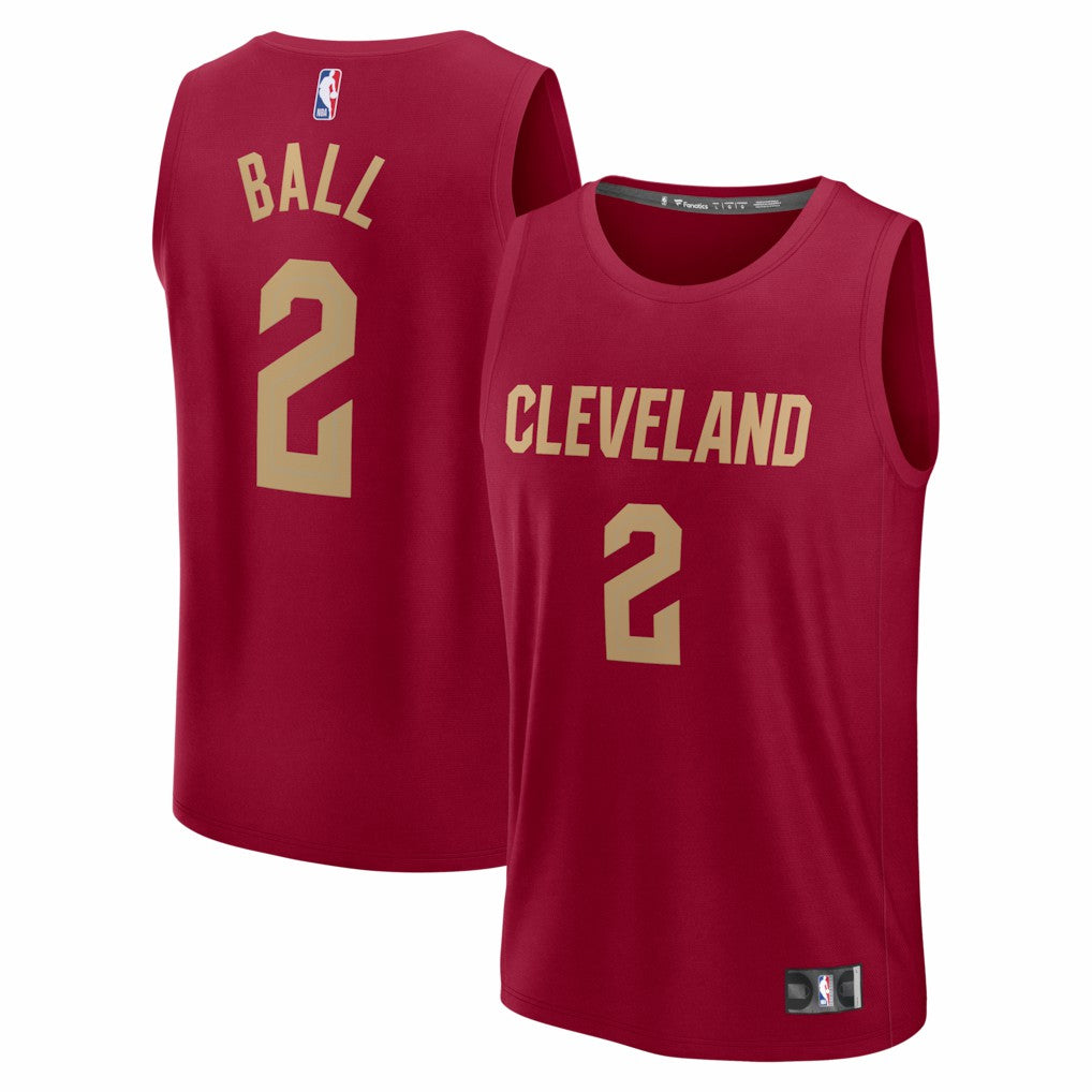 Lonzo Ball Cleveland Cavaliers Fast Break Replica Jersey sale - Wine sale - Icon Edition | NBA Jerseys