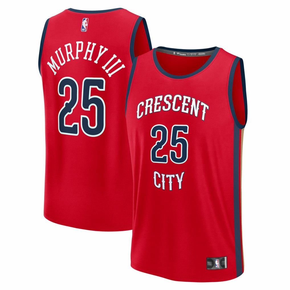 Fanatics - Trey Murphy III New Orleans Pelicans Fast Break Replica Player Jersey - Statement Edition - Red