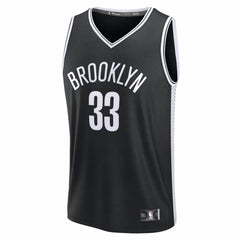 Fanatics - Nic Claxton Brooklyn Nets Fast Break Replica Jersey - Black - Icon Edition
