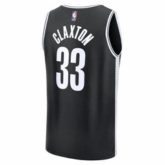 Fanatics - Nic Claxton Brooklyn Nets Fast Break Replica Jersey - Black - Icon Edition