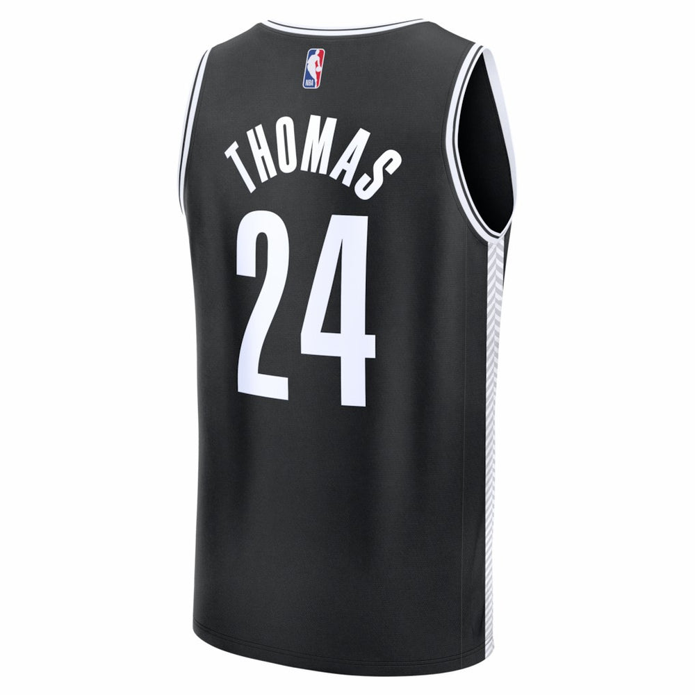 Fanatics - Cam Thomas Brooklyn Nets Fast Break Replica Jersey - Black - Icon Edition