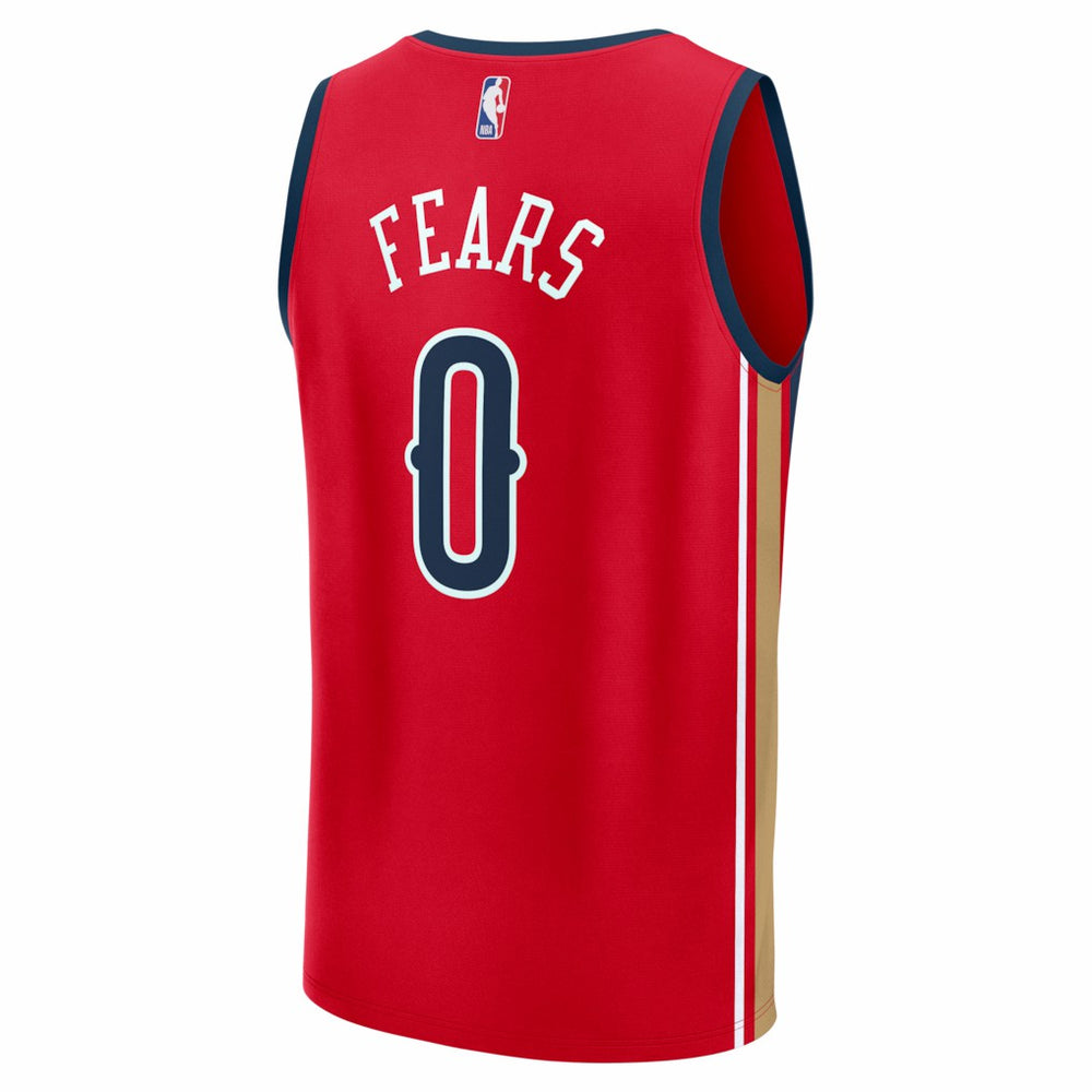 Fanatics - Jeremiah Fears New Orleans Pelicans Fast Break Replica Player Jersey - Statement Edition - Red