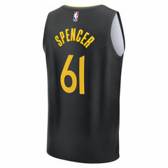 Fanatics - Pat Spencer Golden State Warriors Fast Break Replica Player Jersey - Statement Editi- Black
