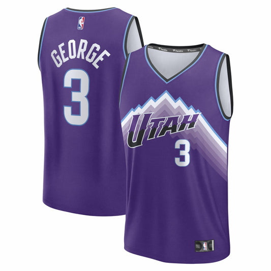 Keyonte George Utah Jazz Fast Break Replica Jersey - Purple - Icon Edition | NBA Jerseys